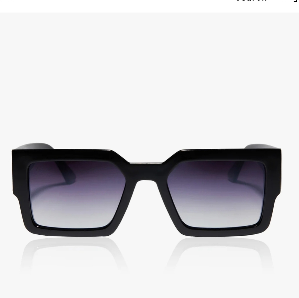 DIME Essentials black grey gradient flash polarized sunglasses
